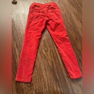 3/$15 Boden Girls Corduroy Style Red Girls Pants Size 6Y 6 Elastic Waistband